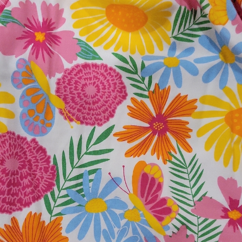 Tommy Bahama Girls Size 8 Floral Sundress in Pink, Yellow & Blue - Picture 5 of 5